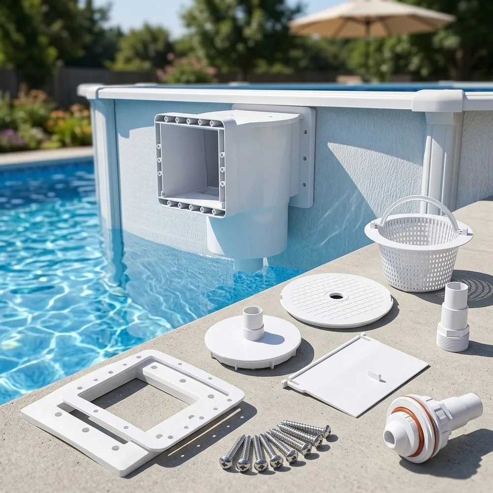 Efficient Above Ground Pool Skimmer Kit Includes for All Necessary Components for Installation For Plastic Construction