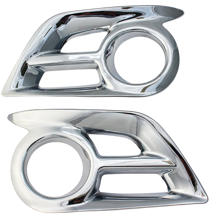 New Car ABS Chrome Accessories Plated Fog Lamp Cover Trim Paste Style For Toyota Hilux Vigo 2012 2013 2014 2015