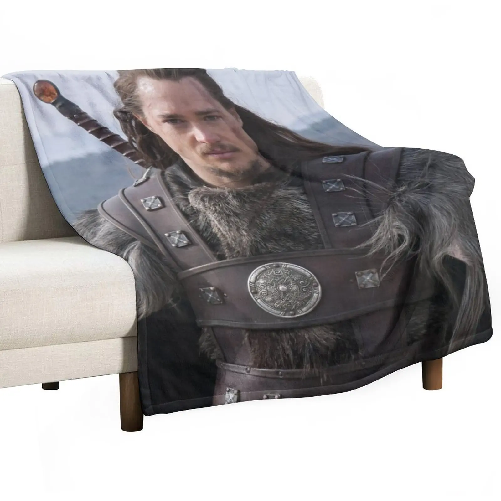 

Uhtred of The Last Kingdom Throw Blanket Blanket For Sofa Retro Blankets Hairy Blankets