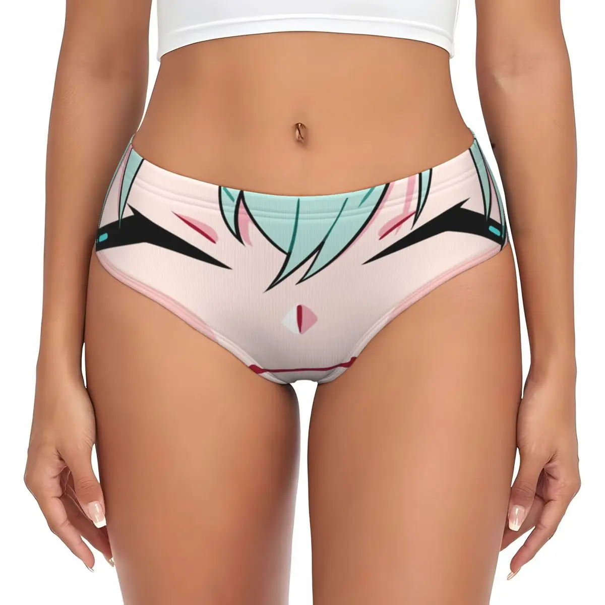 

Женские трусики с принтом Genshin Impact Sasara, дышащие, с забавным принтом, на заказ