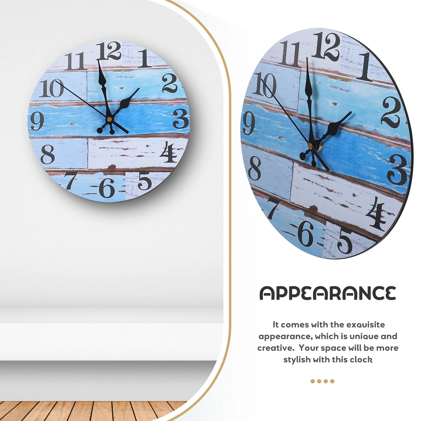 

Digital Wall Clock Creative Mute Wood Decorative Clocks for Living Room Bedroom Office Hotel Bar Powered