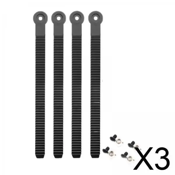 

Комплект черных ремней-лестниц для креплений сноуборда с винтами, простая установка, для любителей зимних видов спорта (лыж, коньков)