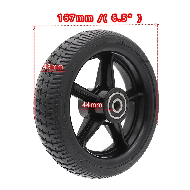 1pcs6.5 Inch 165x45 Solid Tire For Hoverboard Self Balancing Electric Scooter 7 Inch Explosion-proof Solid Tyre Wheel Accessory