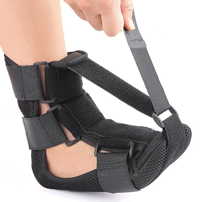 1Pcs Adjustable Plantar Fasciitis Night Splint Sock Soft Plantar Fascia Brace for Achilles Tendonitis Foot Drop Heel Pain