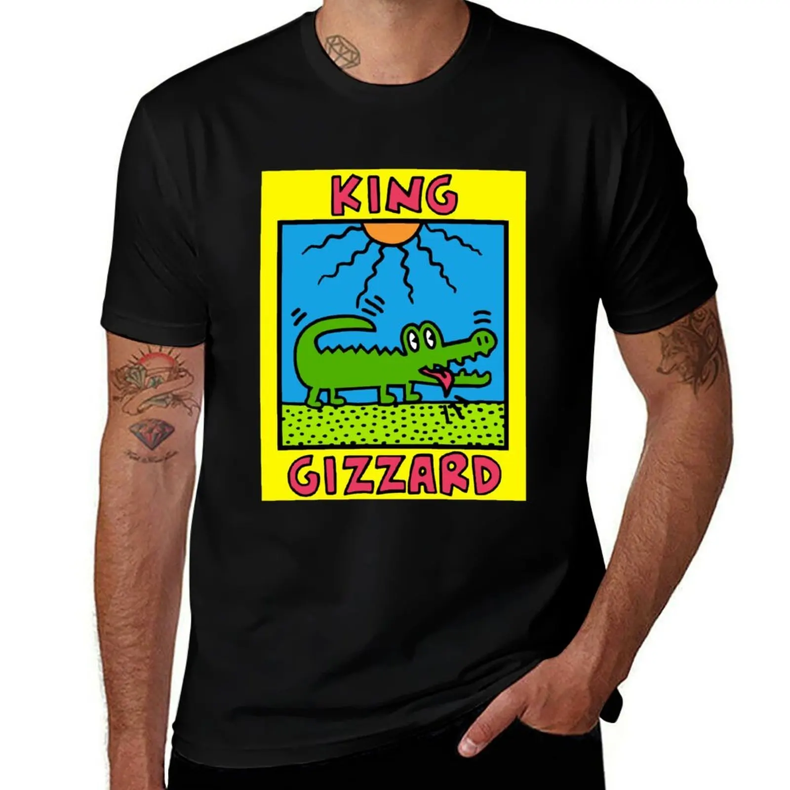King Gizzard Design - Toutes les recettes sont destinées à une organisation caritative T-Shirt Work Wear Simple Tee Shirt