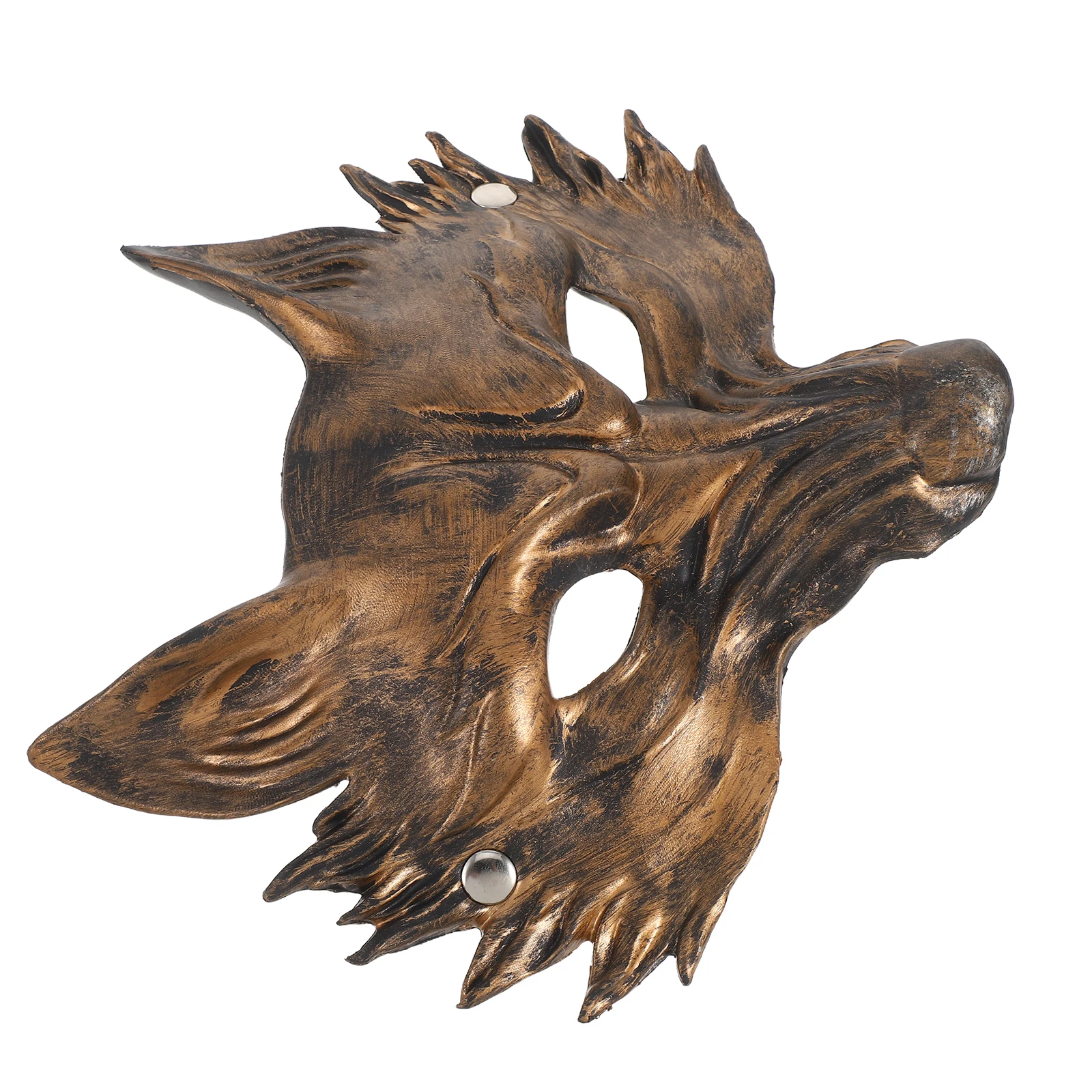 

Realistic Fox Mask Half Face Costume Accessory for Halloween Masquerade Party Cosplay Animal Carnival Dress-Up