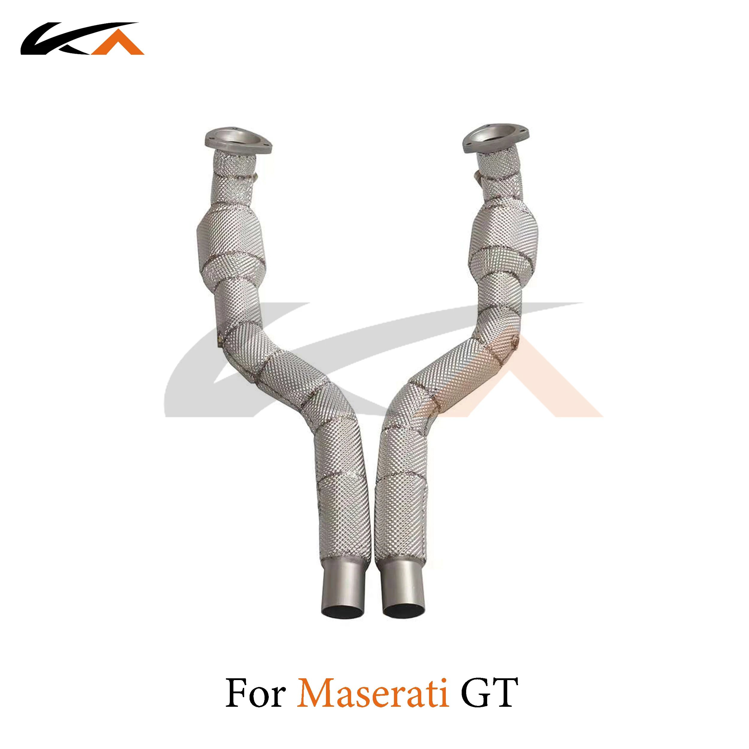 

KA Tuning exhaust system header stainless downpipe for Maserati GT 4.7 axle pipe catalysis heat shield