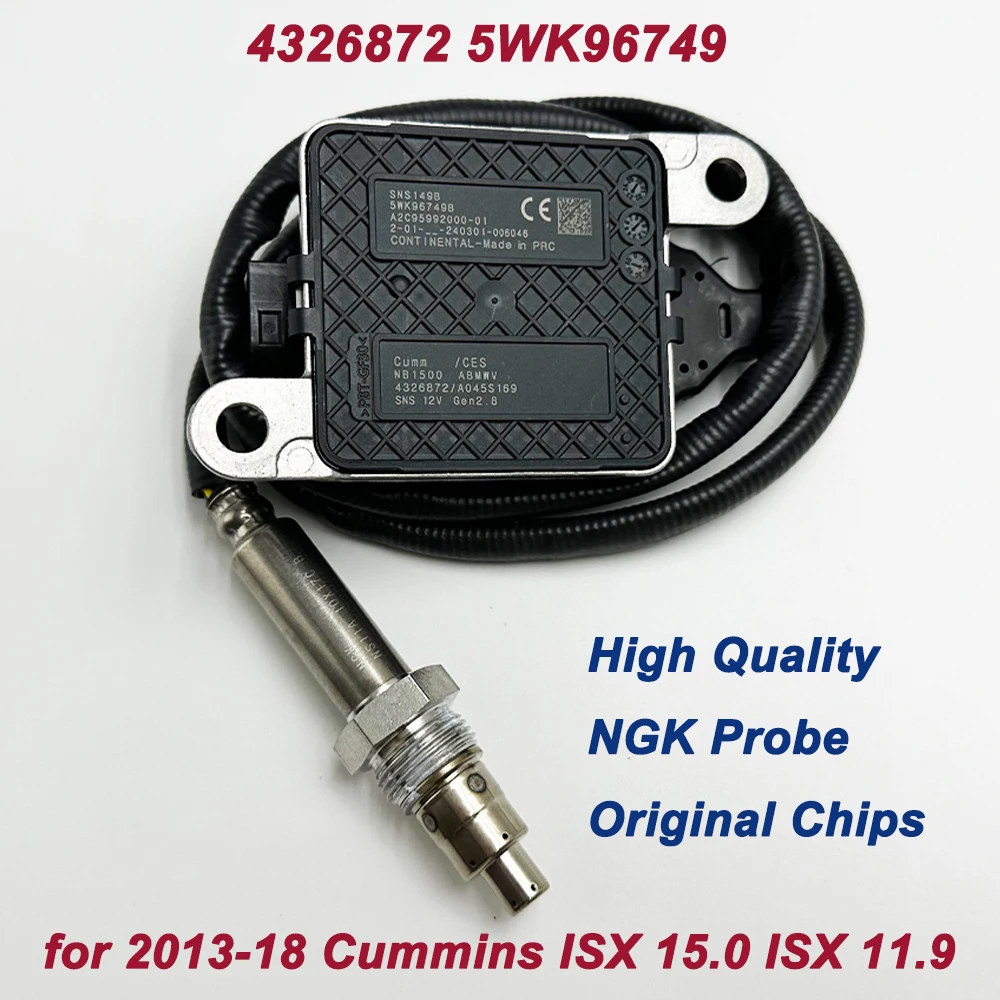 

High Quality Chips for NGK Probe 4326872 5WK96749 2872942NX Nitrogen Oxide Nox Sensor 5WK96749B for 2013-18 Cummins ISX 15.0 ISX