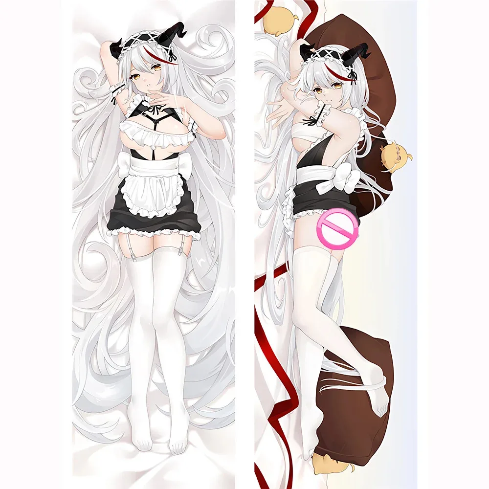 Dakimakura Anime KMS Agir Azur Lane Full Body Pillow Double-Sided Print Life-Size Cover