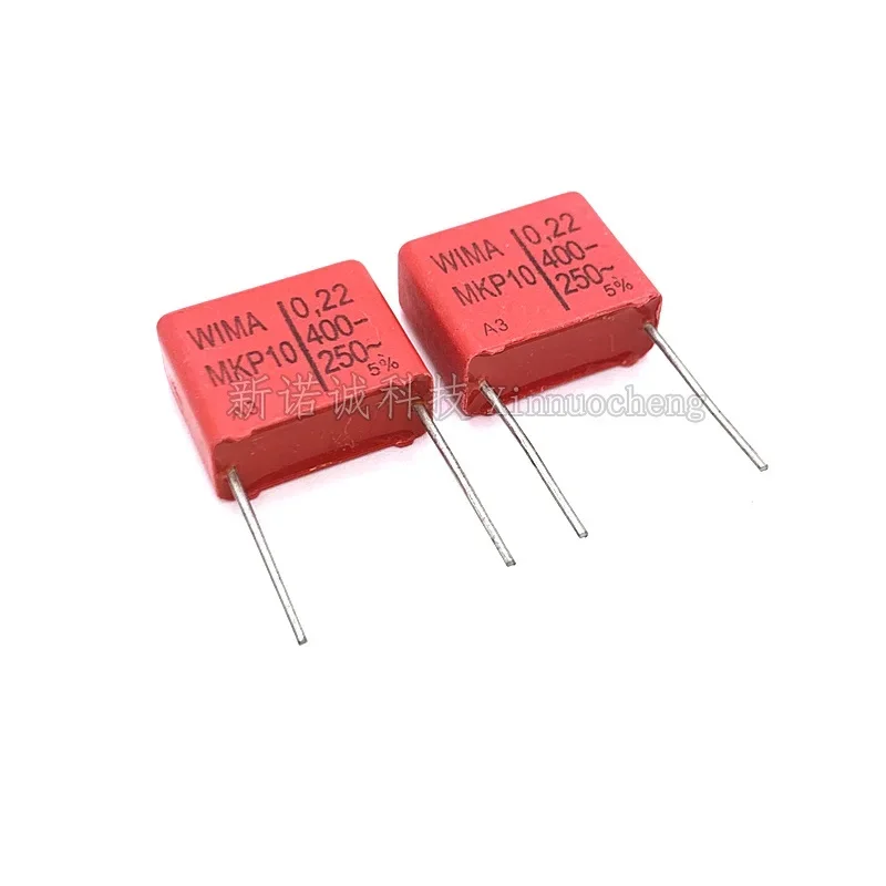 

2pcs/20pcs Germany WIMA Film Capacitor 400V 224 0.22UF 400V 220nF 5% MKP10 Pitch 15mm