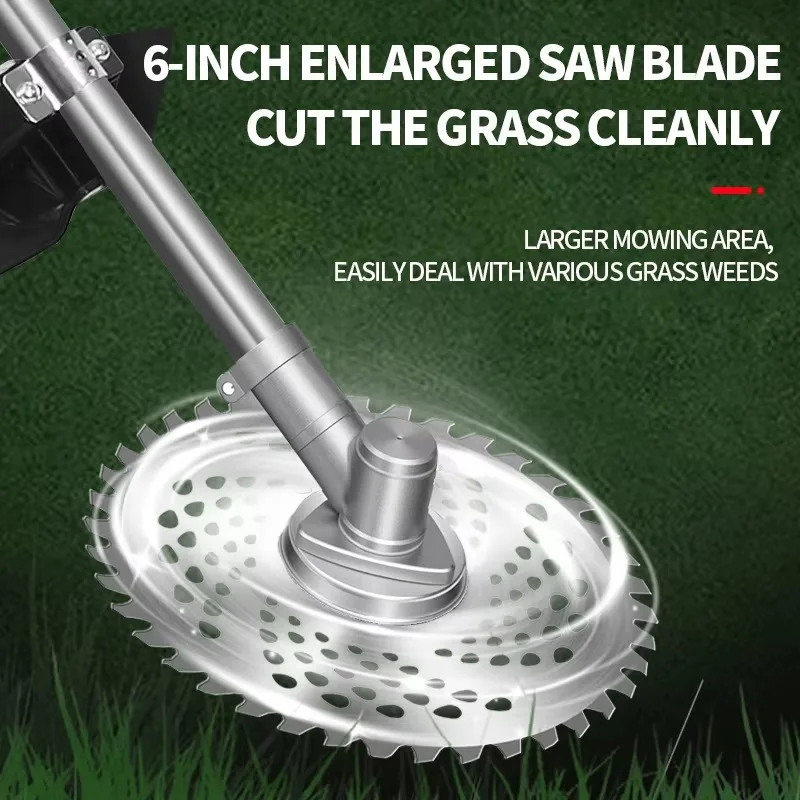 1800 واط فرش الكهربائية المحمولة جزازة العشب 24 فولت بطارية ليثيوم متعددة الوظائف اللاسلكية قابلة للشحن للاستخدام المنزلي