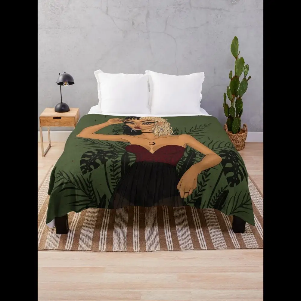 

Untamed Throw Blanket Soft Plush Reversible Throw for Cozy Living Room Bedroom or Sofa Decor Perfect Gift Idea