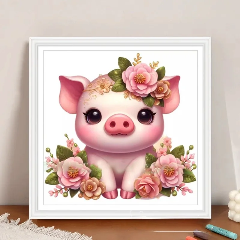 Cute Pig Cross Stit…