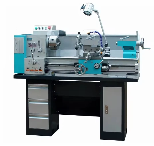 1500W Mini Milling Manual Metal Bench Lathe Machine Price Milling Tapping