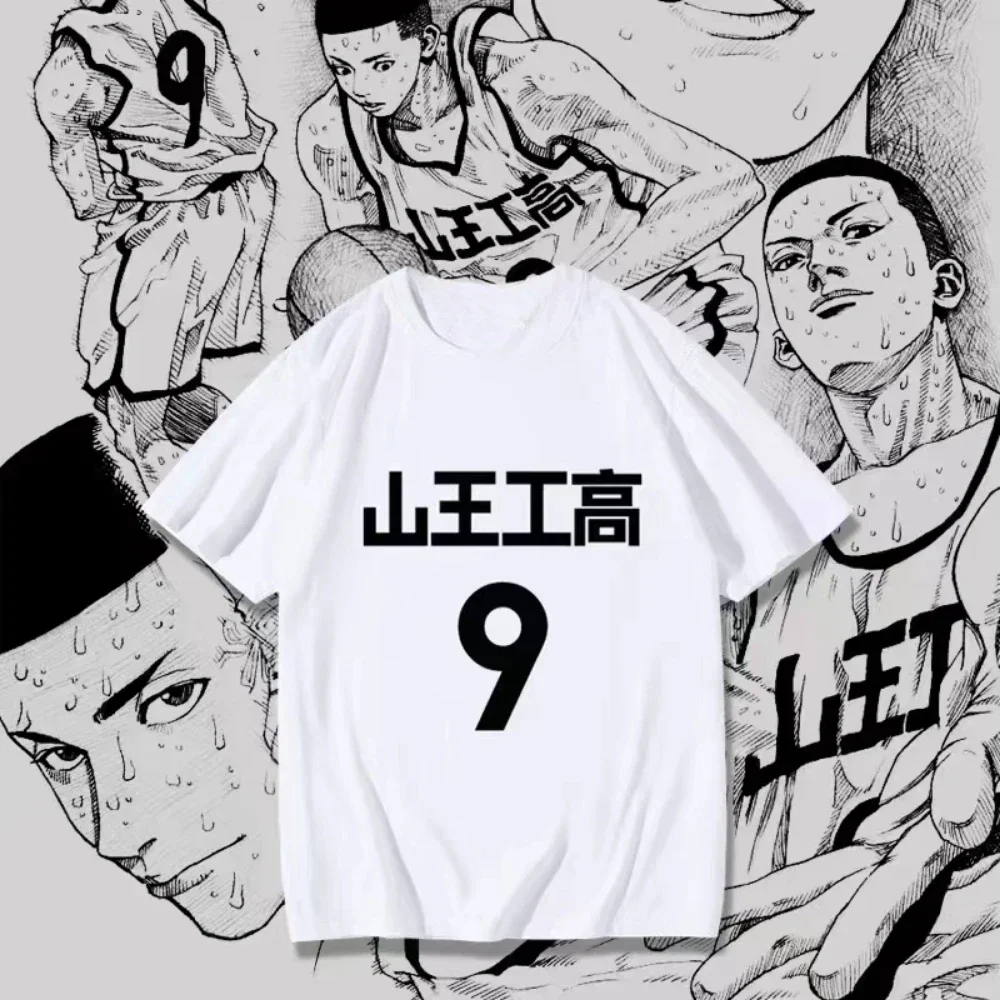 

Eiji Sawakita Anime T-shirt Slam Dunk Manga Graphic Printed Oversize Cotton Men Short Sleeve Tee men Top Summer Couple Clothes