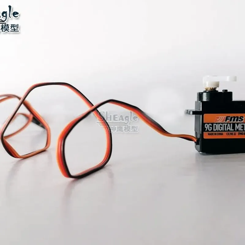 Immagine 3: Servo Digitale Fms Sheagle 9g con Ingranaggi in Metallo 092 Servo da 9 Grammi per Aeromodelli RC ad Ala Fissa Accessori per Modelli di Aerei RC