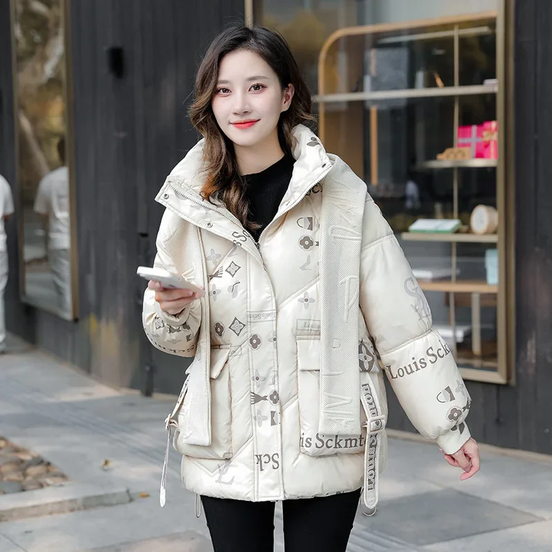 Winter Women Jacket Coats Long Parkas Female Down Cotton Hooded Overcoat Thick Warm Jackets Windproof Casual Student Coat