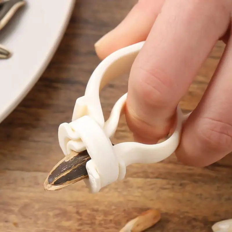 Sunflower Seed Peeling Pliers Easy Shelling Tool Food Grade Labor Saving Nut Opener for Home Snack Time Family Gathering