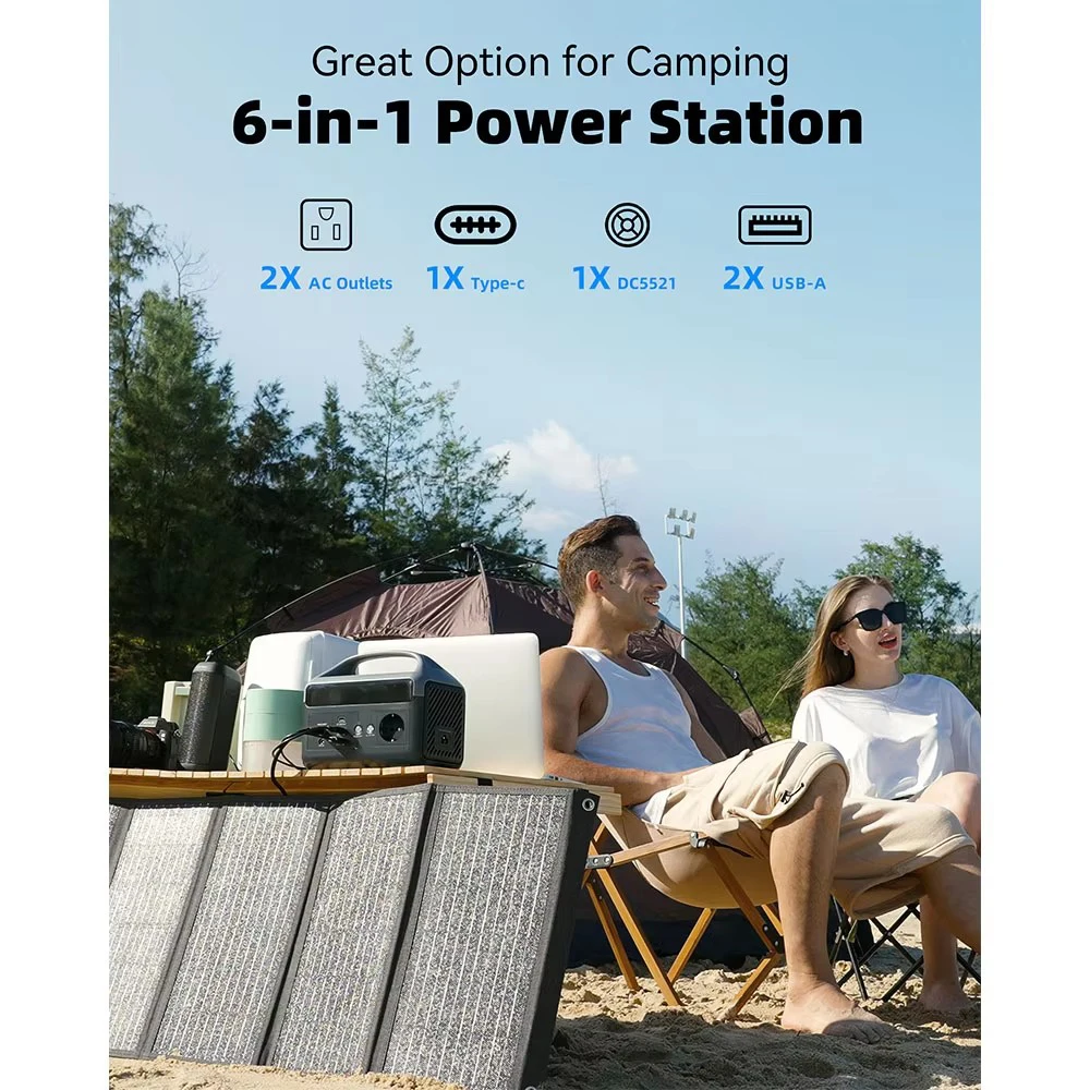 Portable Power Station 300W Mini Portable Power Supply 179Wh Outdoor Travel Uninterruptible Power Supply