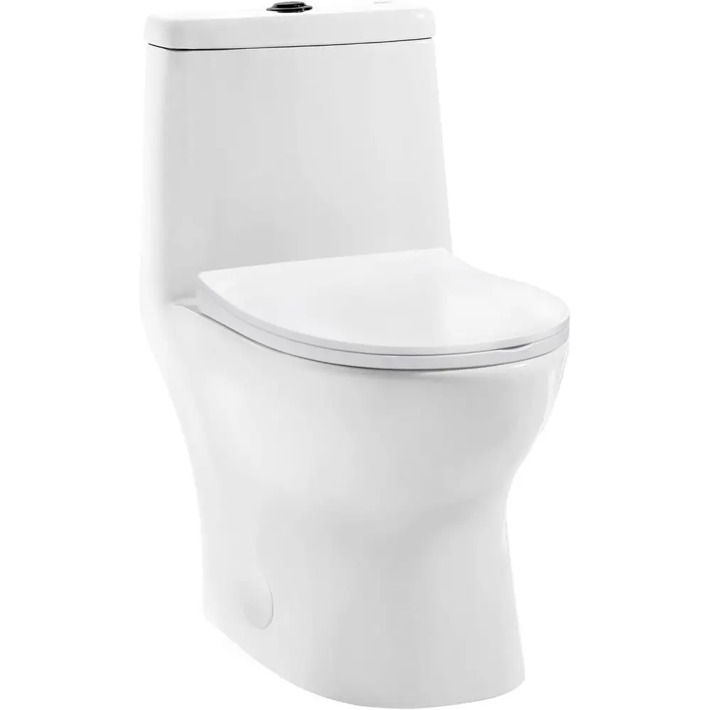 

Dual Vortex Toilet with Black Hardware, 1.1/1.6 GPF