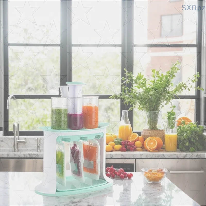 Puree Squeezer Complementary Food Production Manual Baby Food Storage Bag Complementary Food Machine Home Kitchen Dispenser
