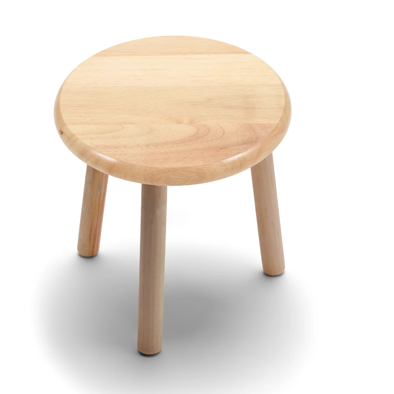

Solid Wood Round Stool Accessories 29 5CM Diameter Safe Materials Restaurant Chairs Hotel Bar Stools Canteen Wooden Seat