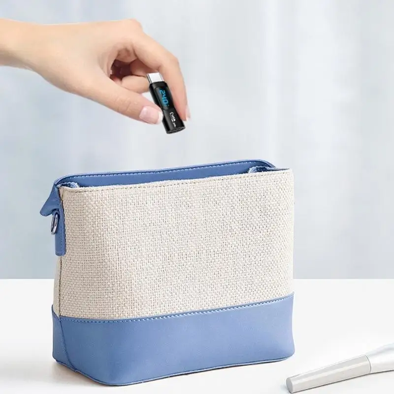 

R53C Разъем-удлинитель типа C с цифровым экраном Тип C «папа» — тип C «мама»