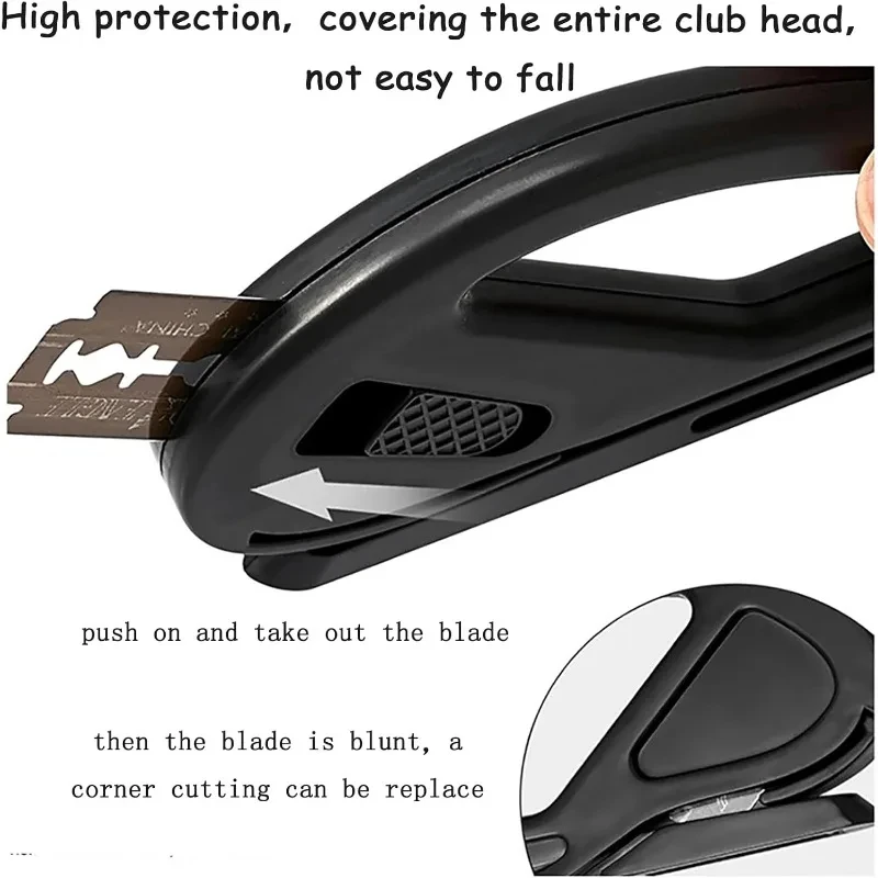 قاطعة ورق التغليف المحمولة سهلة الانزلاق مع تصميم شفرة آمنة، يمكن أن تحقق القطع والتغليف المثالي، مريحة وسريعة #3