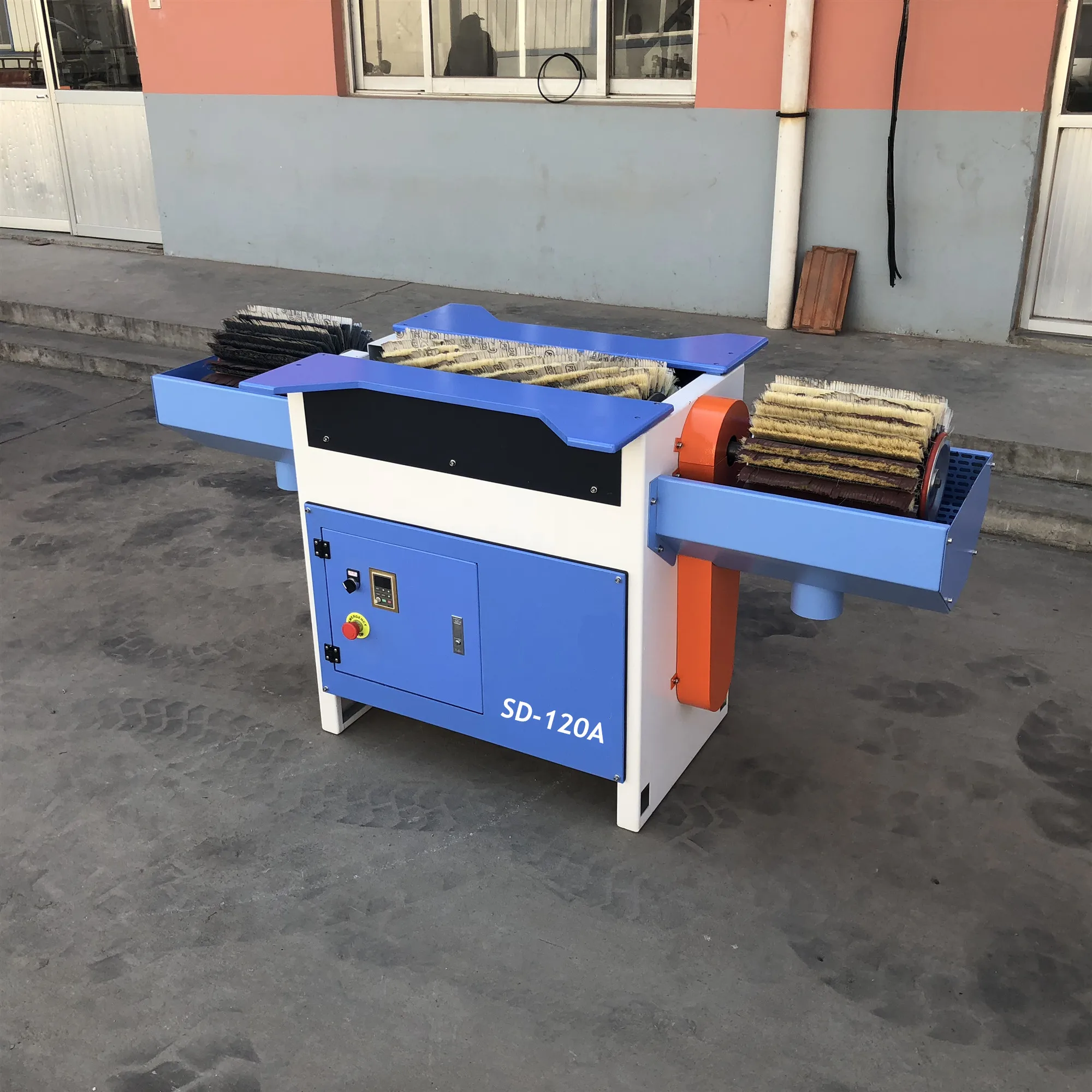 3 Heads Flex Trim Wood Floor Polishing Machine for Woods Panel Furniture