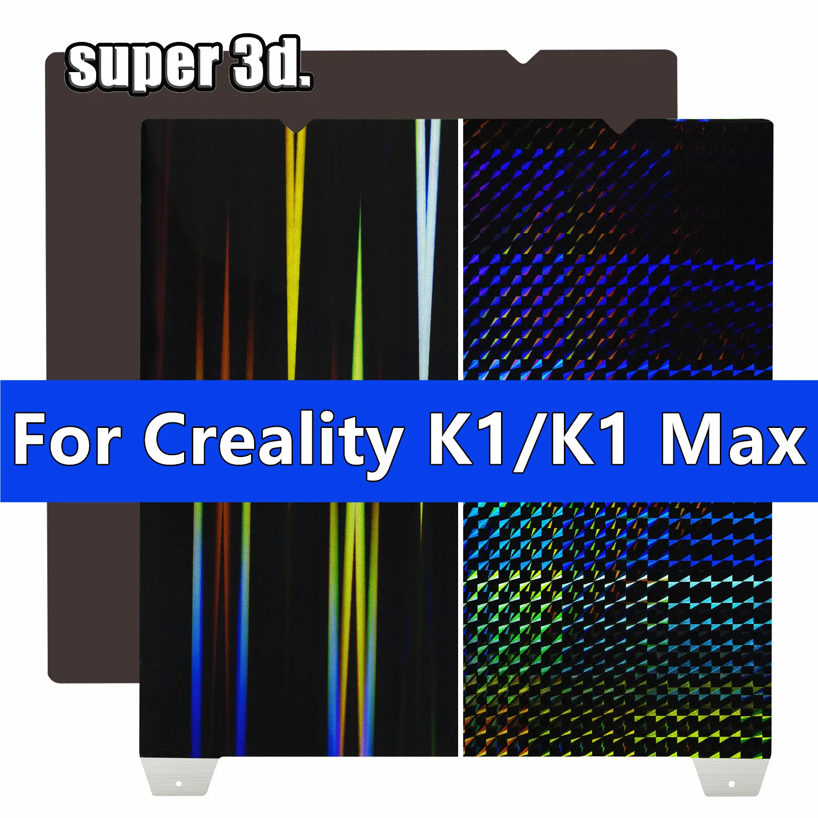 

Для Creality K1 Строительная пластина 235x235 мм двухсторонний пружинный стальной лист МАГНИТНЫЙ световой луч PEO PEI для Ender 3 S1 K1 Max обновление