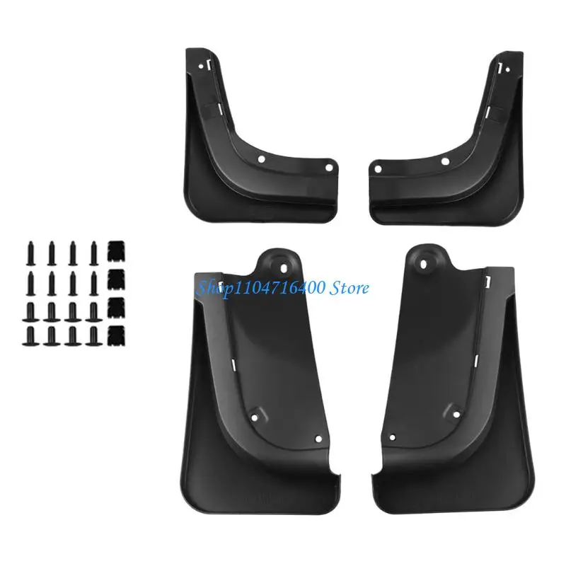 

y1gd Heavy Duty Splash Guards Weatherproof Construction Automotive Wheel Mudguards Enhances Wheel Coverage for