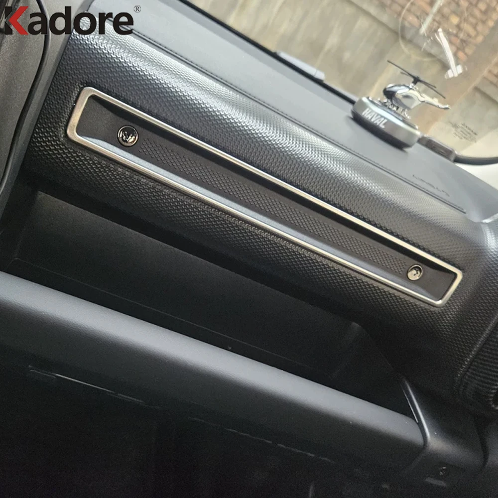 Stainless Steel Passenger Dashboard Ring Trim Passenger Dash Bezel Car Modification Accessories For Haval V7 2023 2024 2025 2026