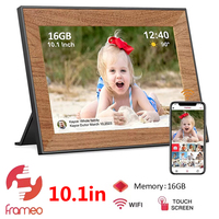 Frameo 10.1 Inch WiFi Digital Picture Frame 1280 * 800IPS HD Smart Digital Photo Frame 16GB Storage Wall Mountable Auto Flip