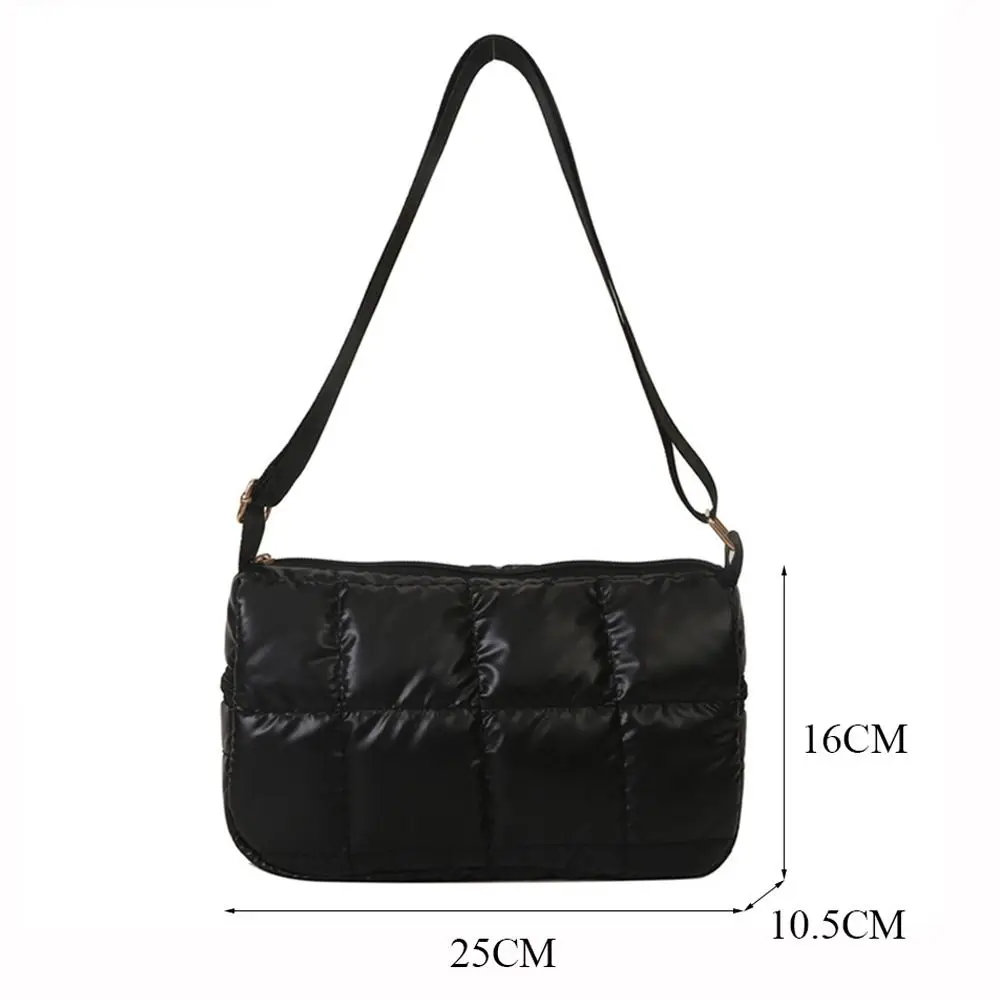 Women Elegant Quilted Shoulder Bags Cloud Pleated Bubbles Messenger Bag Fashion Simple Solid Color Commute Bags Shopping Bags