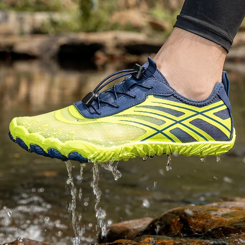 

Новая обувь для воды, быстросохнущие кроссовки для босиком, мужские и женские летние пляжные прогулочные пинетки, уличная обувь для рыбалки и плавания