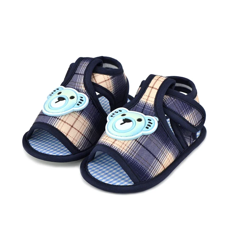 Zapatos de bebé con suela antideslizante suave para recién nacidos, niñas y niños, zapatos individuales con estampado de conejo de dibujos animados,