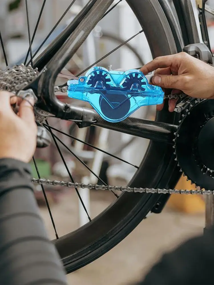 AliExpress NONE Cycling Chain Cleaner Mountain bike chain washer setbicycle chain washerlubricating oil Portable  cleaning and maintenance tool
