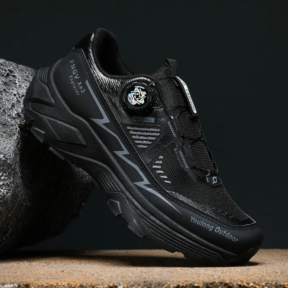 

Мужские повседневные спортивные кроссовки ROANK: Новинка весны, нескользящие, для работы и отдыха, с поворотной застежкой, для горного туризма, модные