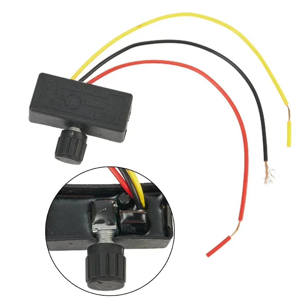 Accesorios de pulverizador eléctrico, regulador de interruptor de velocidad de bomba de agua con ajuste de 12V, pieza de posicionador de bomba de reflujo de CC