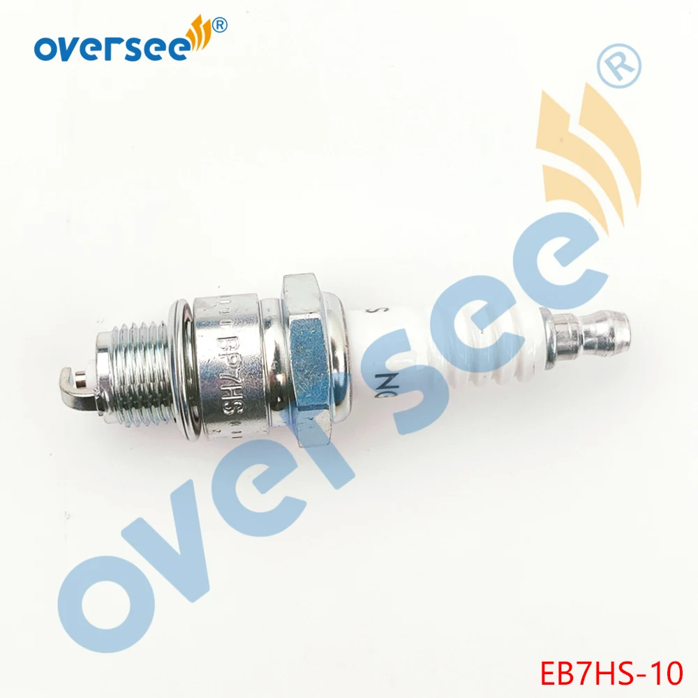 EB7HS-10 Spark Plug สำหรับ Yamaha Suzuki Tohatsu Outboard มอเตอร์94702-00040