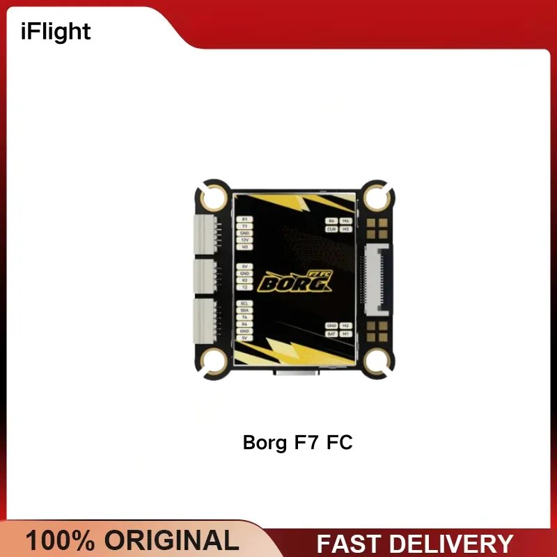 iFlight Borg F722 Flight Controller 30.5x30.5mm STM32F722RET6 ICM42688 4-6S LiHV w/ Current Sensor OSD for FPV Drone