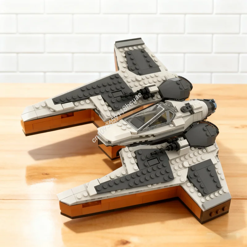 

353 шт. MOC Fang Fighter MOD Star Battle Модель Строительство Рождественские подарки Блоки Игрушка Архитектура Сборка DIY Образование День рождения
