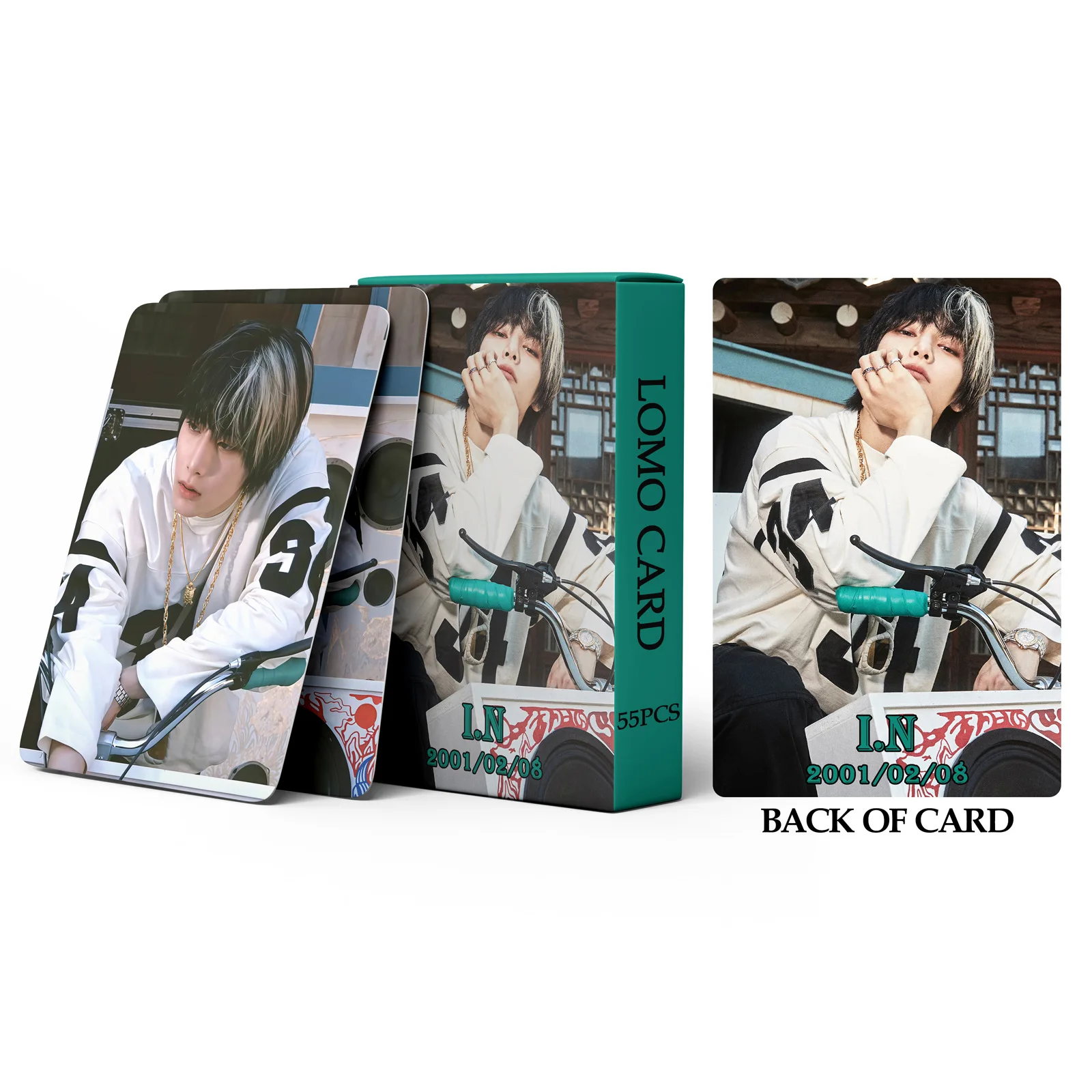 55Pcs/Set Kpop New Album (HOP) Photocard I.N Postcard Star Card Album Card Fan Collection Lomo Cards