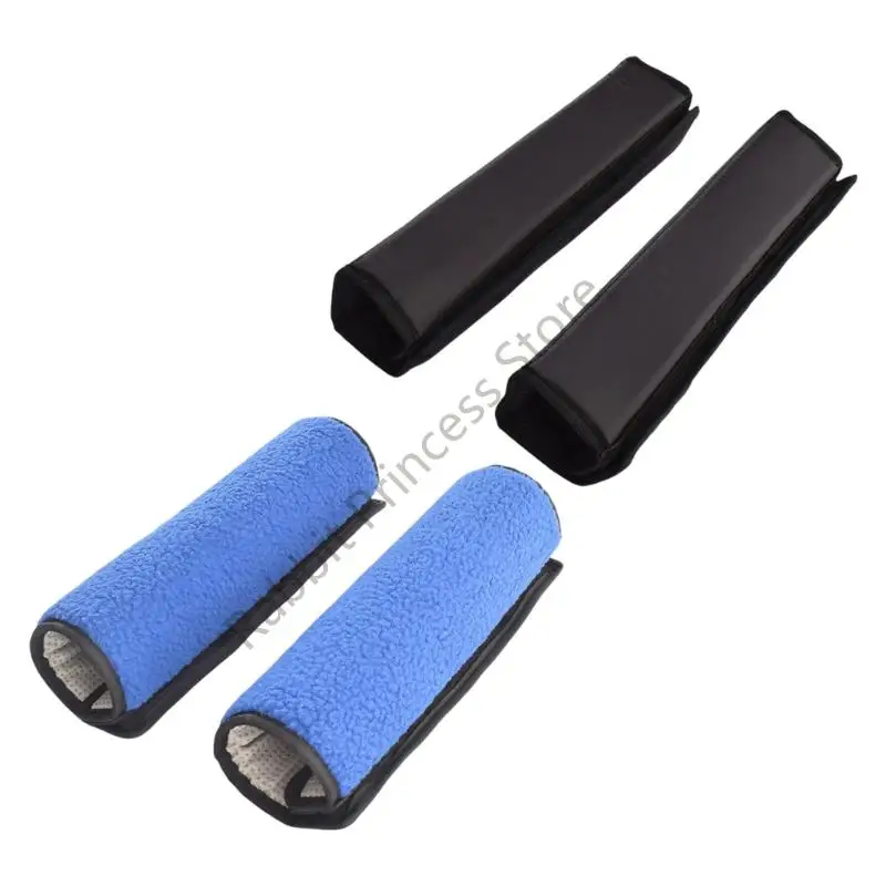 

BX0F Pair Of Soft Wheelchair Armrest Pads With NonSlip Fabric Easy To Clean Cushions For Elderly And Disabled Users Care