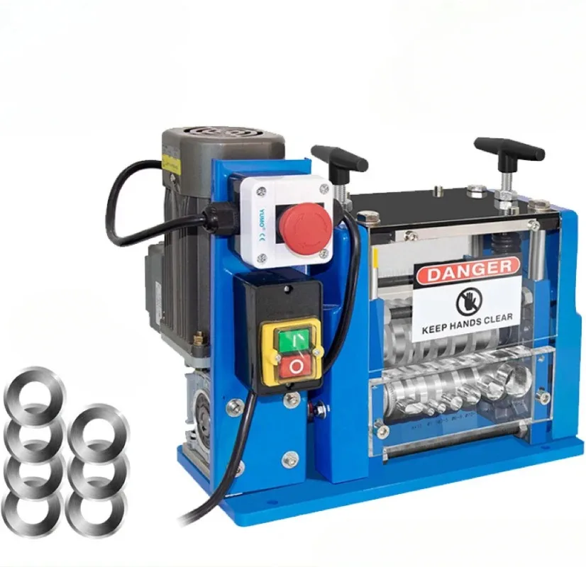 220V Electric Wire Stripping Machine Copper Aluminium Wire Recovery Wire and Cable Stripping Machine