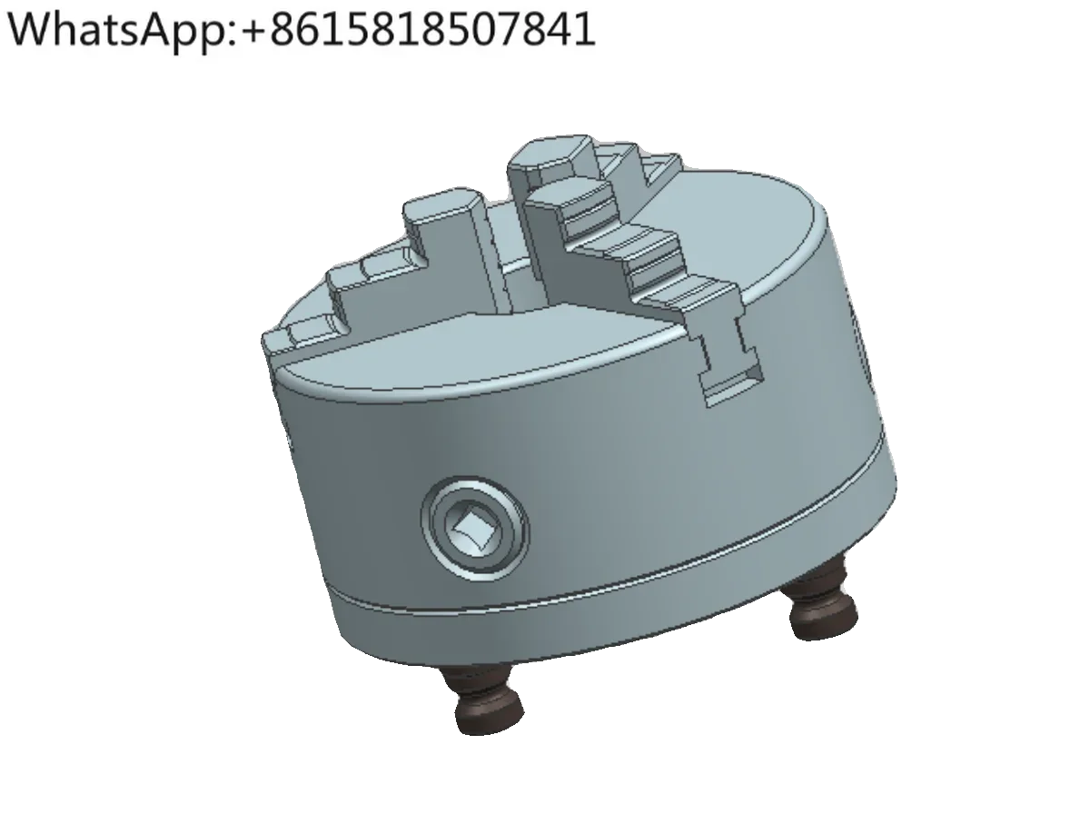 Diameter 160 Manual 3-jaw chuck D96-D52 Latin can be installed at the bottom for use with quick change plate