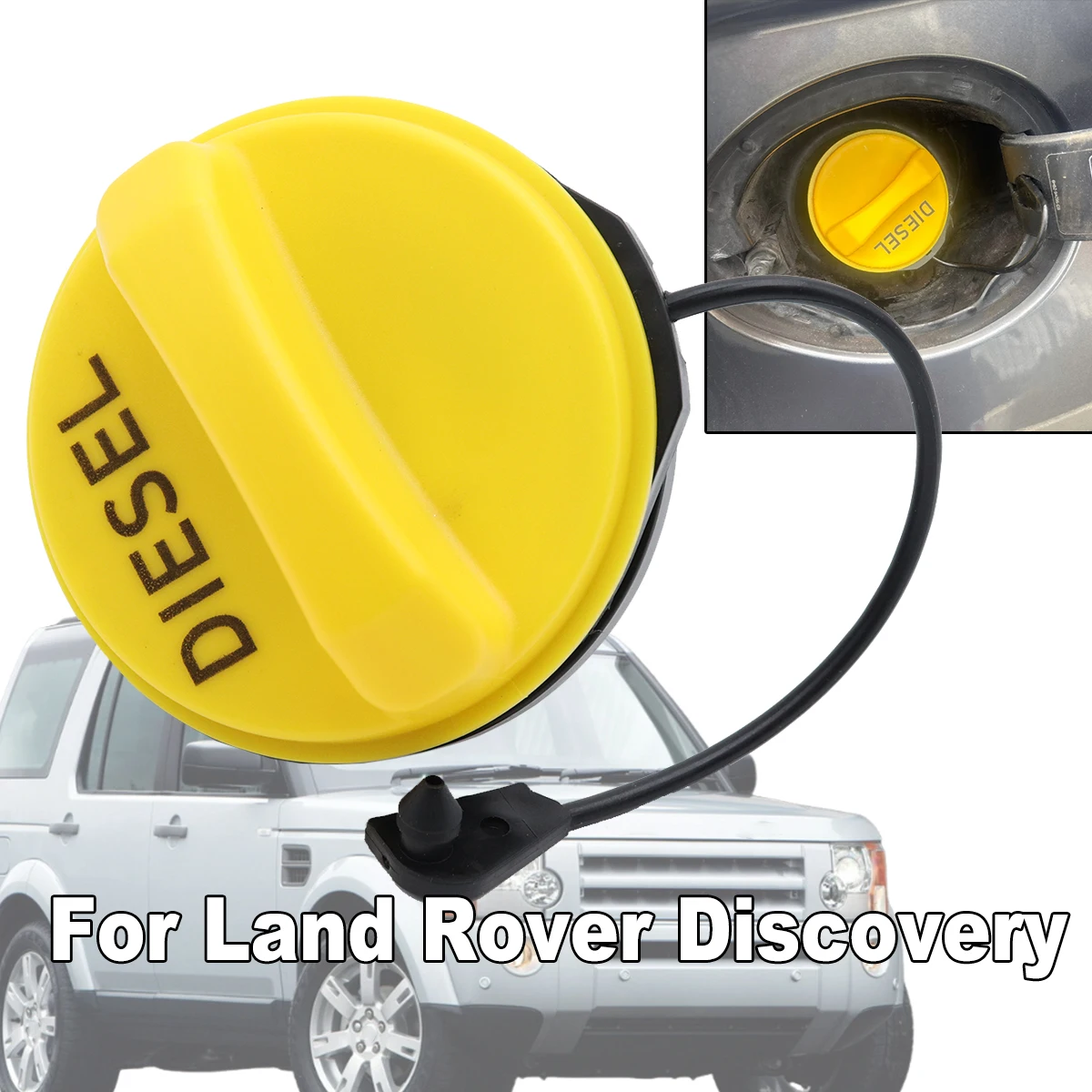 

For Land Rover Discovery LR3 LR4 L319 L462 TD6 3 4 5 Car Diesel Fuel Tank Filler Cap Cover Replacement Parts LR053666 WLD500380
