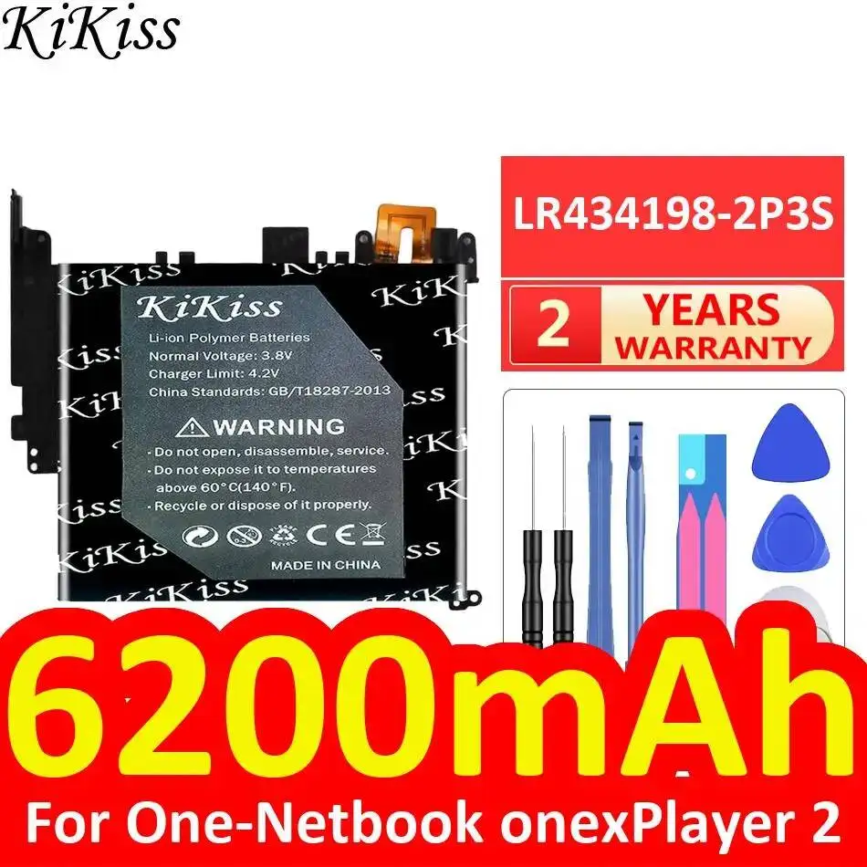 Laptop Battery 6200mAh LR434198-2P3S For One-Netbook Onexplayer 2 Lightweight