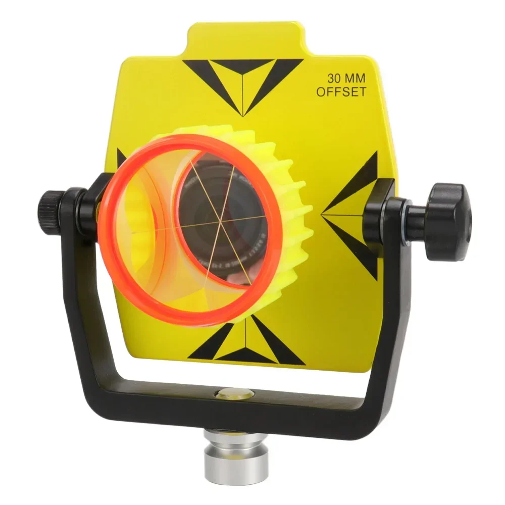 0/-30mm Offset Yellow Target Board Sokki Style Prism Assembly Z14SK-YY For Target Surveying