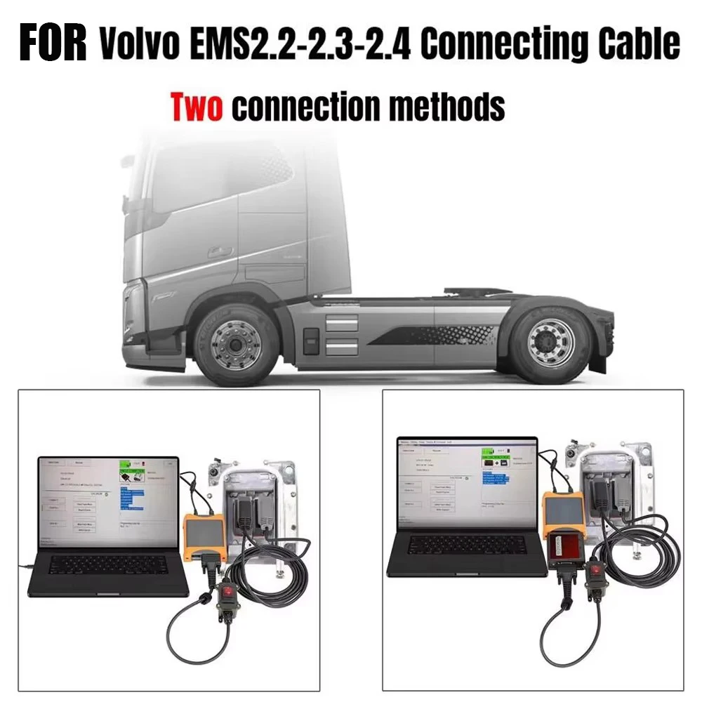 For Volvo Renault TRW EMS2.X Bench Cable for ECUHELP KT200 II / KT200 TCU Programmer Support TRW EMS 2.2 / EMS 2.3 / EMS 2.4